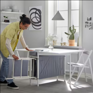 ¿Cuáles son las opciones de mesas plegables disponibles en Ikea Colombia?