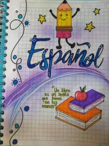Portadas de español para cuaderno