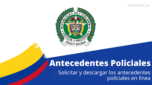 ¿Cuáles son los antecedentes disciplinarios de la policía en Colombia y cómo se pueden verificar?